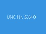 UNC Nr. 5X40 